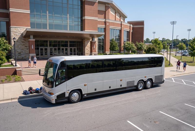 Sports Team Charter Bus Rentals in Davenport, IA